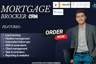 setup mortgage broker crm shape CRM bntouch mortgage CRM jungo total expert