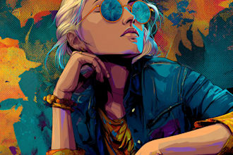 comic book illustration with comic book illustrator