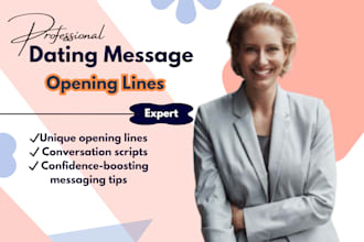 write opening lines and message replies that sparks interest