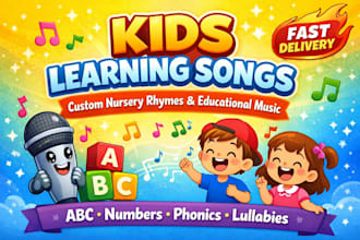 create kids learning songs nursery rhymes and educational children music