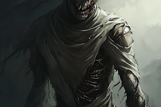 design a terrifying and original horror character