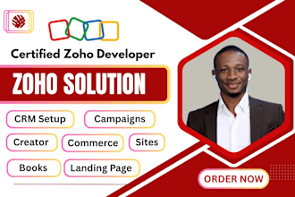 zoho CRM setup zoho inventory zoho sites zoho commerce zoho books zoho form zoho