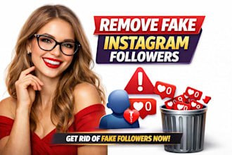 remove all instagram ghost, bot and fake followers