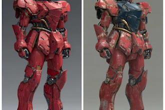 do mecha robot gundam illustrations