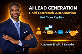 build ai lead generation cold email automation system with claude n8n make com