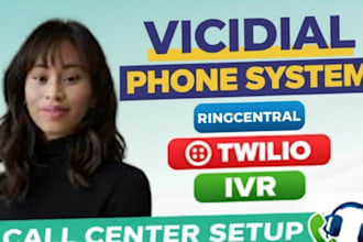 setup ghl IVR, twilio, ringcentral, ai voice agent, sip trunk, 3cx, vicidial