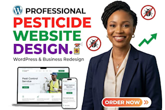 build wordpress pest control website, wordpress business website, wordpress SEO