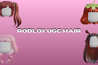 create custom roblox ugc hair optimized that sells