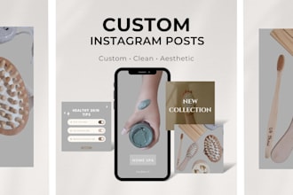 custom instagram post design for your brand