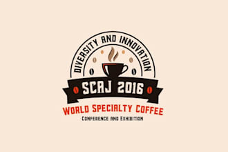 make cafe logo for the largest specialty coffee celebration