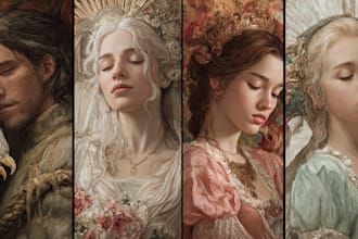 design fantasy, romance and sci fi book covers art