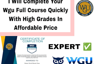 do help for wgu full course