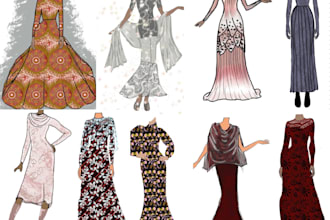 design modest fashion collection