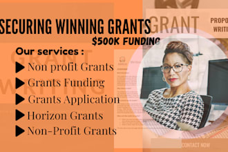 write professional business plan for grants and funding startups