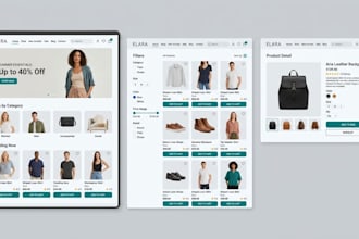 create UI UX for ecommerce stores