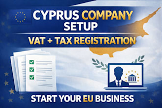 register cyprus, estonia, us, ireland company, vat and tax setup for eu business