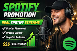 spotify album promotion spotify music promotion