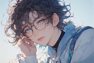 any character in anime style for you