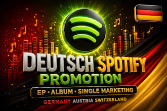 do organic duetsch spotify album promotion, german spotify ep podcast marketing