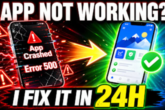 fix flutter app bugs, crashes and API errors in 24 hours