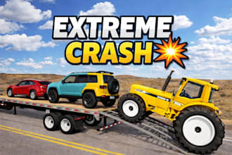 create realistic beamng drive crash simulation videos