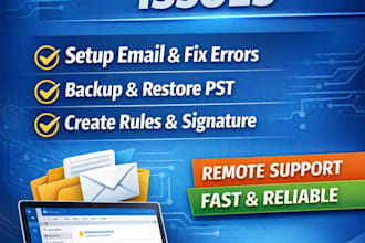 fix microsoft outlook issues quickly and professionally