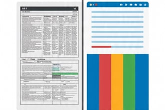 convert PDF to excel and do mls real estate data entry