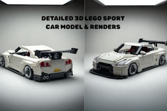 3d lego model design 3d printing toy model, 3d lego minifigure, 3d toy design