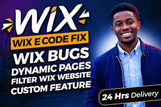 custom wix velo code dynamic page filter fix wix website bugs add custom feature