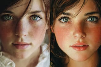 do realistic and semi realistic illustrations for you