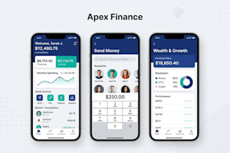 design fintech app UI UX
