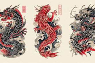 create a traditional or neo traditional tattoo design