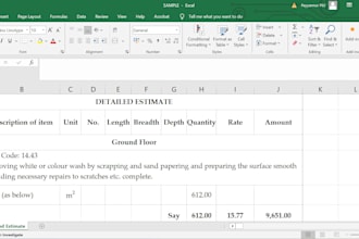 do quantity takeoff, boq and cost estimation