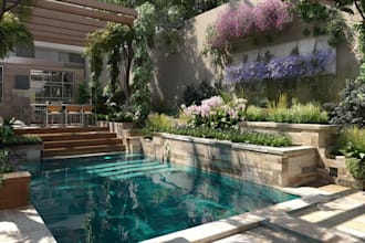 design backyard and front yard landscape