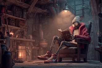 draw any character, object or scene creatively