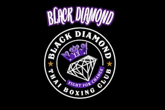 design improve thai boxing club logo
