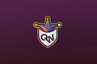 design unique joker theme logo