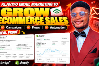 setup shopify klaviyo email flows, email marketing sales funnel for ecommerce