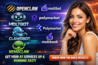 setup fix install deploy open claw moltbot clawdbot polymarket nemoclaw moltbook