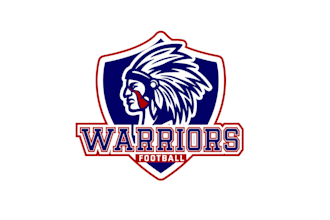 design little warriors football program rebrand logo