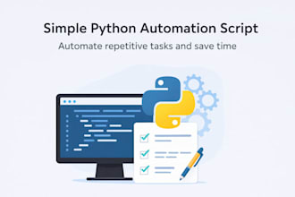 write custom python scripts for automation tasks
