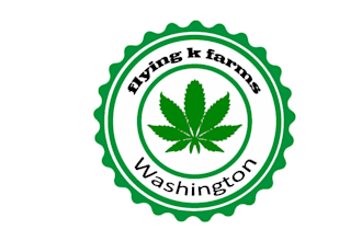 design monogram cannabis hemp medical logo