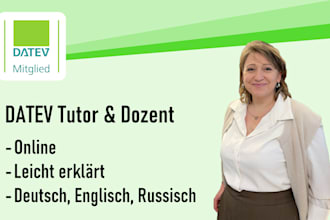 tutor you in datev