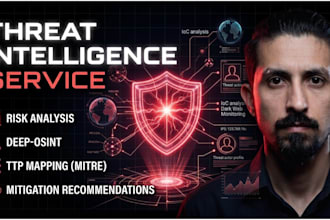 provide cyber threat intelligence and risk analysis