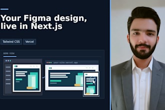 convert figma to next js website with tailwind css
