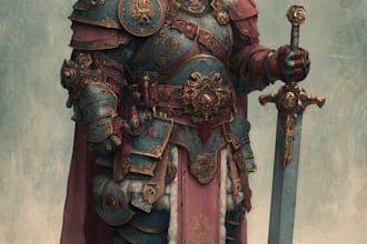 draw cool dnd character and fantasy concept art for you
