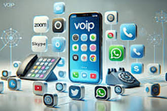 create and fix line phone ios app, softphone android voip