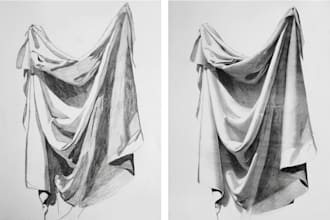 draw realistic fashion , design