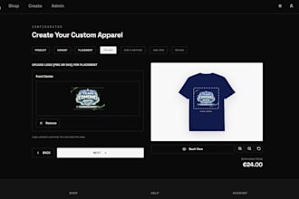 build a custom responsive ecommerce website