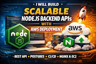 build or fix your node js backend API or react js app frontend or mvp